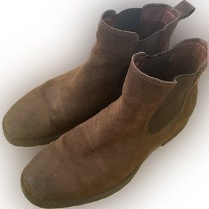 Mens Born Leather Chelsea Boots Size 11